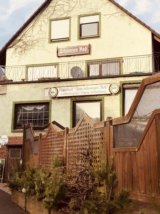 Landgasthof "Zum Schwarzen Ross" Hotel Eichenzell Kültér fotó